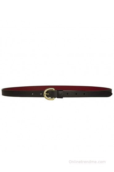 Hidesign Akiko Black Reversible Leather Ladies Belt